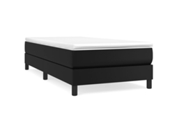 Box Spring Bed Frame, Box Spring Bed Frames Vidaxl Preto Couro Artificial (100 X 200 Cm)