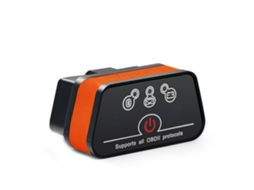 Scanner Obd2 Zruxe Elm327 V1.5 Bluetooth 4.0 (diagnóstico Automóvel, Preto-laranja, Pic18f25k80)