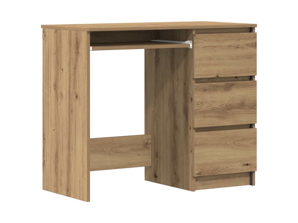 Desk, Desks Vidaxl Marrom Madeira Processada (n/a)