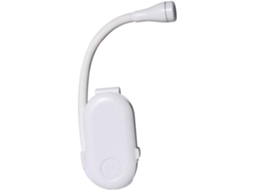 Luminária De Leitura Mesa Recarregável Via Usb Doitool, Em Plástico Branco, Com Bateria De 400mah E Luz Segura Para Os