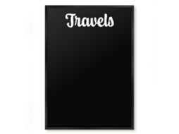 Magnetic Glass Board Travels For The Hall Espelharte (50x70 Cm)