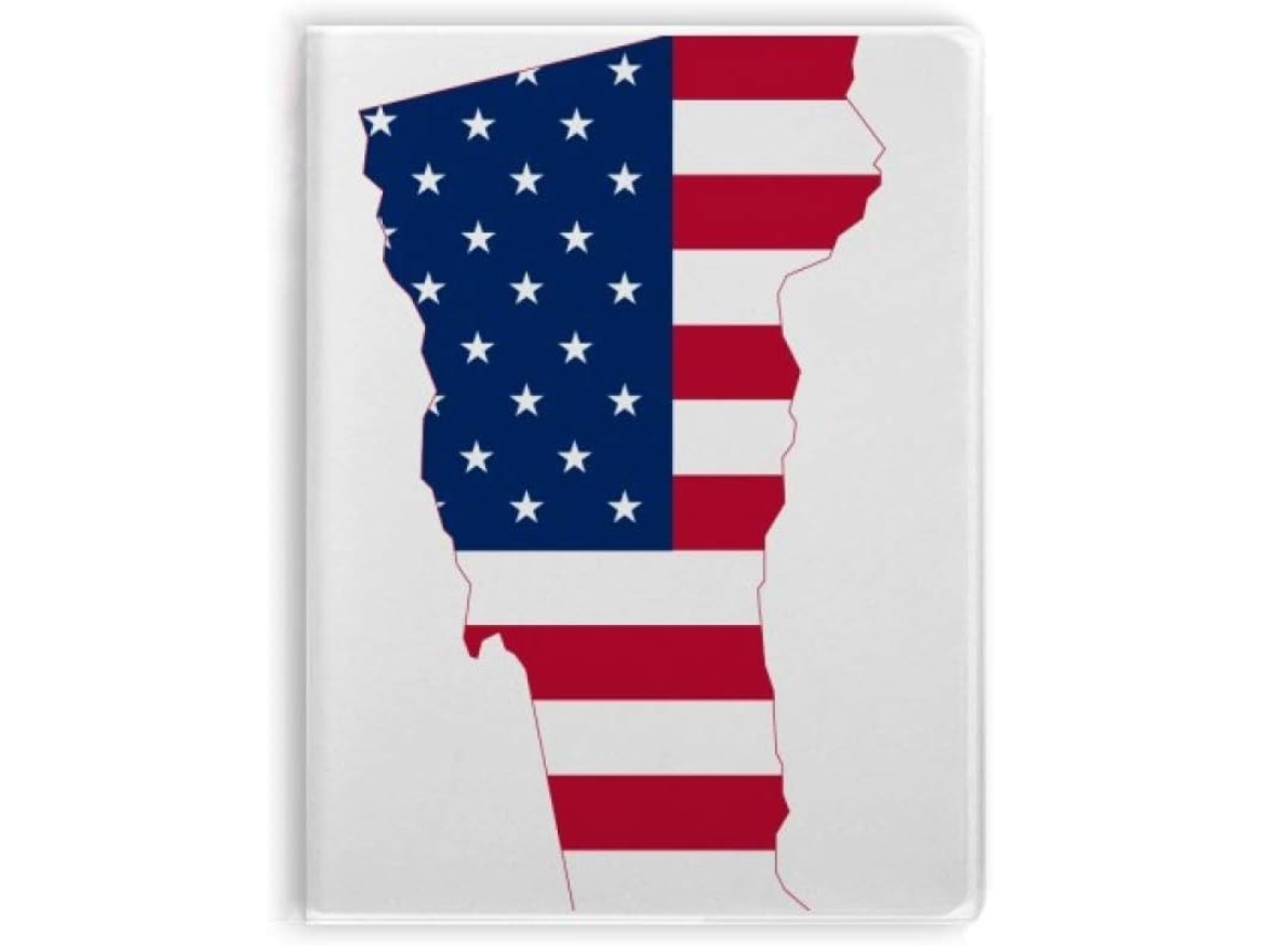 Carnet De Notas Em Forma De Drapeau De Estados-unidos Com Sopa De Cobertura Motif Carte Des États-unis