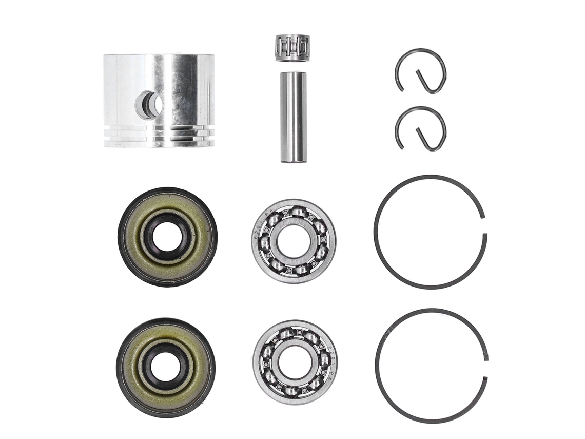 Kit de pistão e rolamento de virabrequim para motosserra Poulan 220 221 260 1950 2150 2250 2450 2550 | S/MARCA