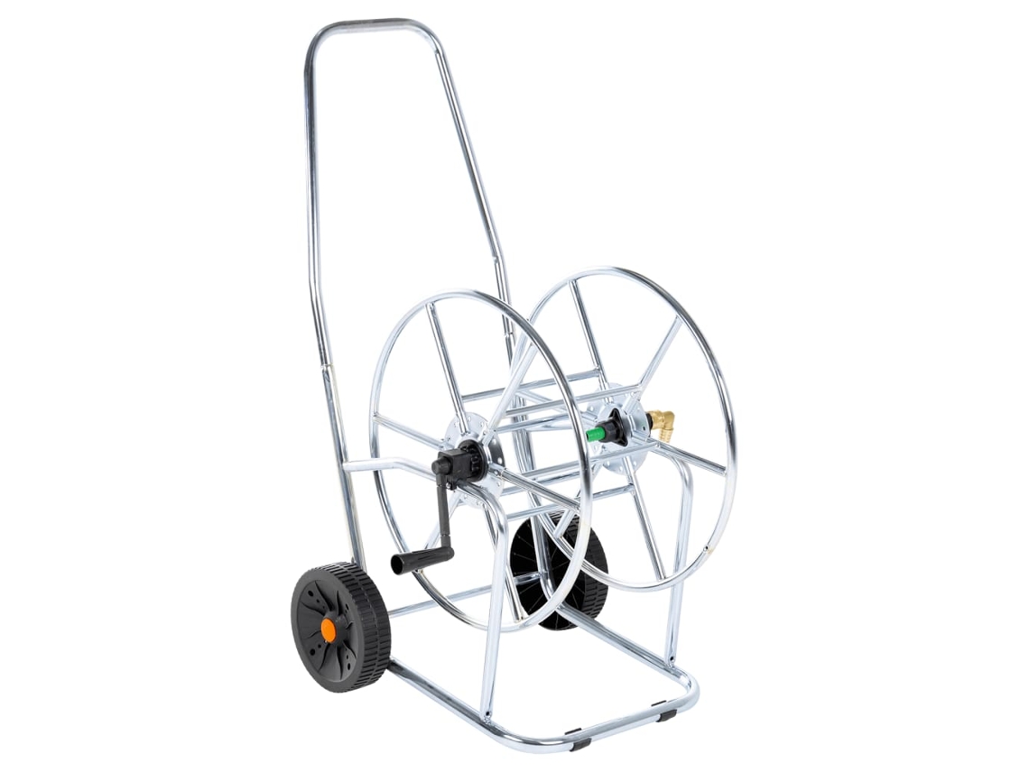 Vidaxl Carrinho Enrolador Para Mangueira Com 80 M 3/4" Aço
