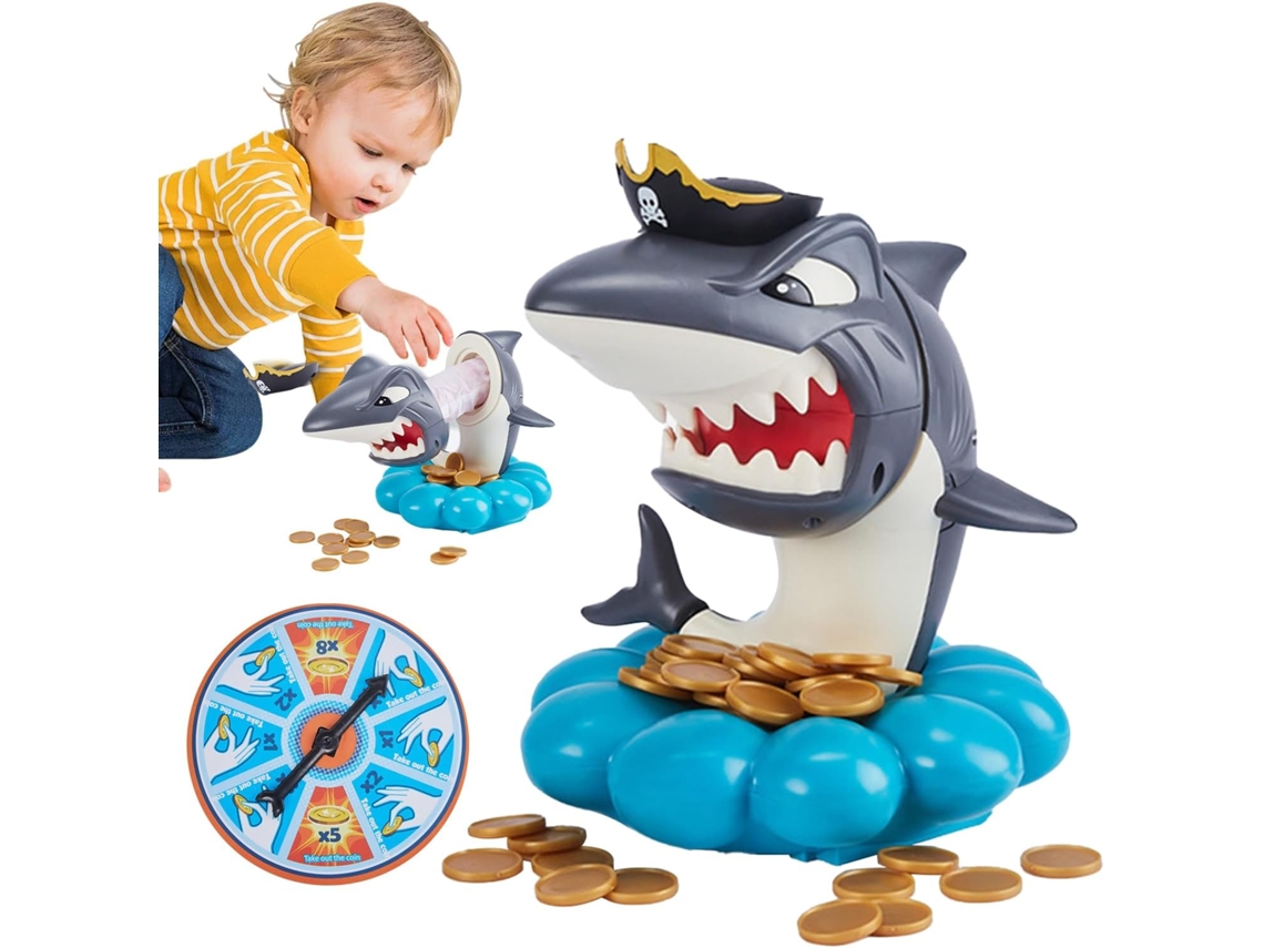 Jogo Shark Bite, Jogo De Tabuleiro Familiar Com Pegadinhas