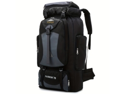 Mochila De Viagem De Nylon De 70 Litros Para Caminhadas E Camping, Para Transporte E Organização Prática Dos Artigos Indicados