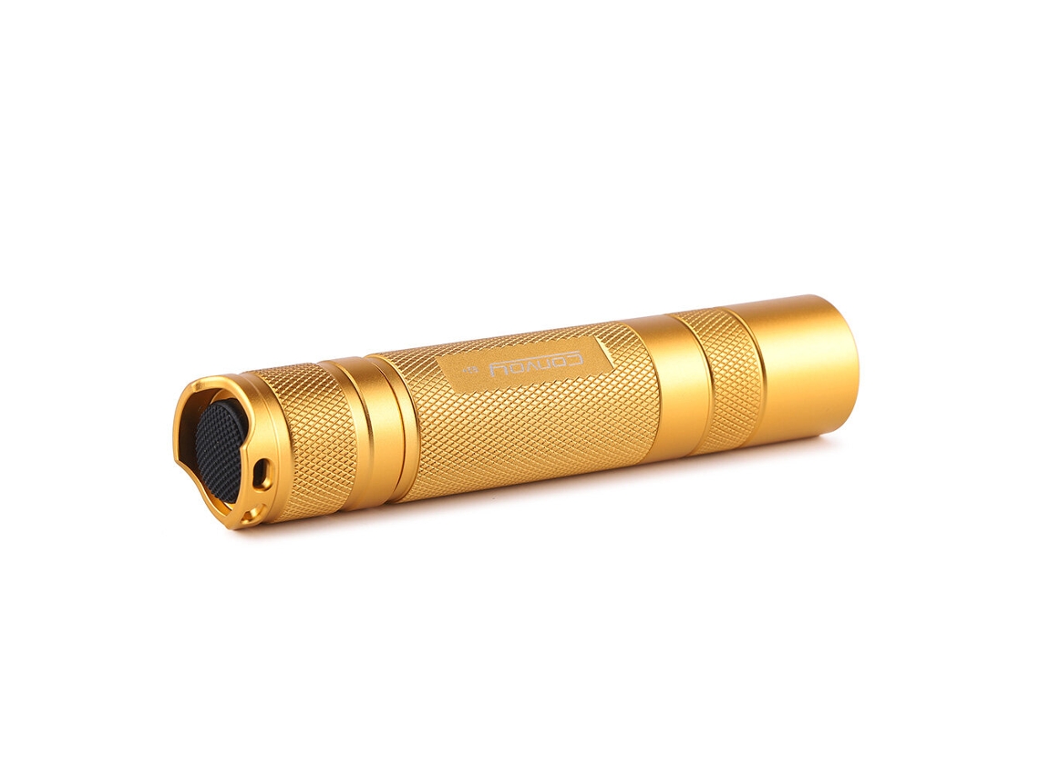 Sst40 5000k-convoy S3 Golden 519a Sst40 Sft40 12 Grupos Lanterna Led Bateria 18650 Edc Mini Lanterna Portátil Para Acampamento Luz Para Bicicleta, Lâm