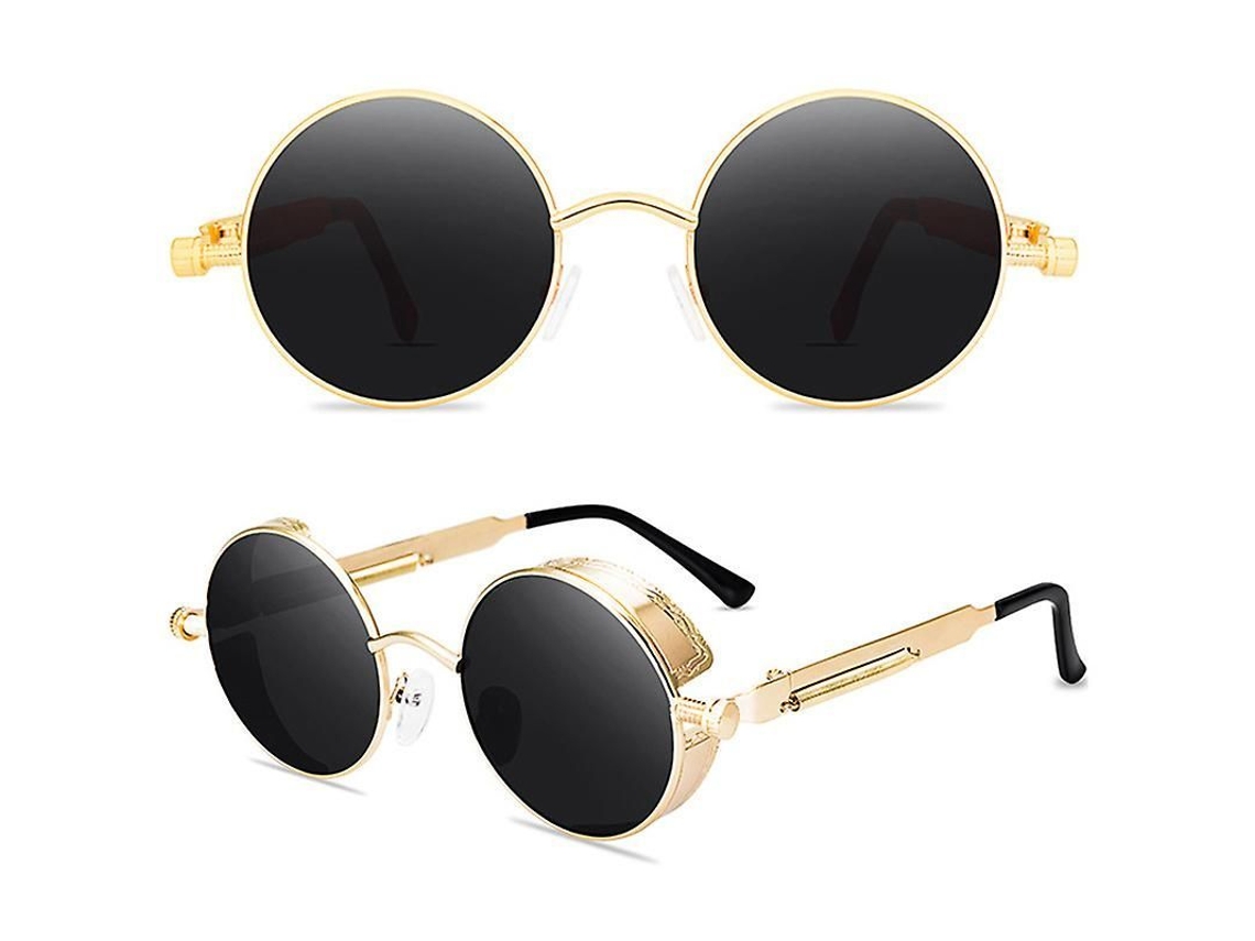 2026 óculos de Sol Redondos Unisex Estilo Moderno Uv400 Metal Resina para Dirigir Pesca Casual