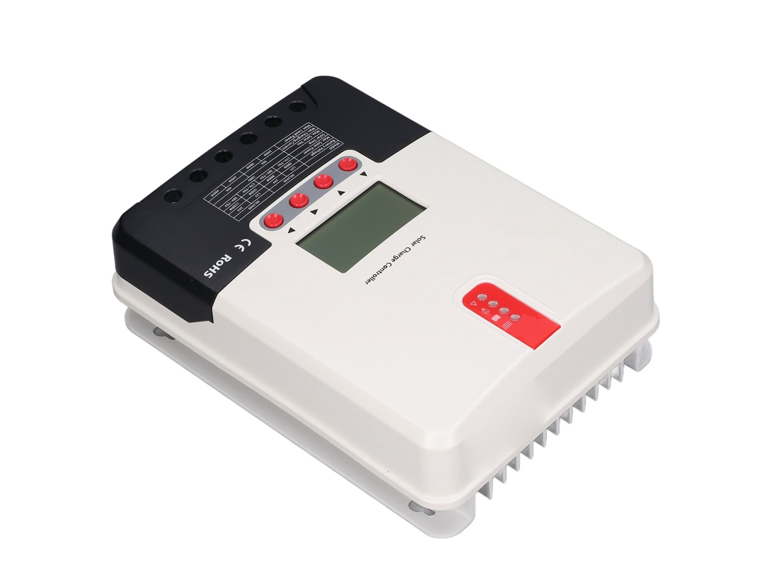 Controlador De Carga Solar Mppt 40a Laxiscreed Com Display Lcd E Sensor De Temperatura