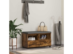 Vidaxl Banco De Hall Carvalho Fumado 80 X 38 X 46 Cm