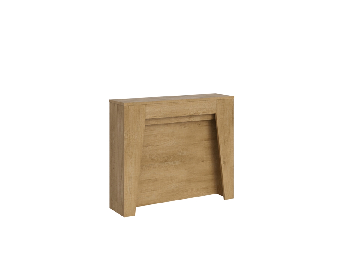 Mesa Consola Extensível 90X25/181 Cm Anea Carvalho Natural