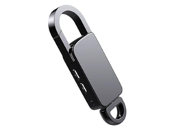 Lurelia Gravador De Voz Com Porta-chaves 8gb Com Usb, Ativação Por Voz, Redução De Ruído Para Palestras - Preto