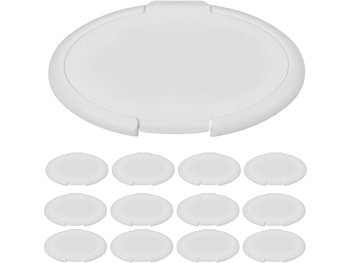 Tampa Plástica Hermética para Recipiente de Lenços Umedecidos para Bebês, 110x77mm, À Prova de Vazamentos, CHABERLU