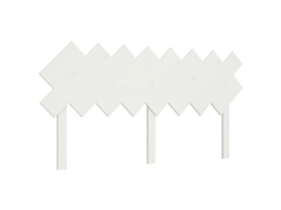 Bed Headboard, Bed Headboards Vidaxl Branco Madeira De Pinho (159.5 X 80.5 Cm)