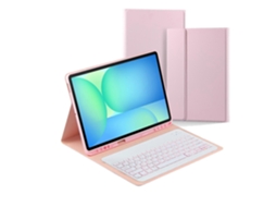 Capa de couro para tablet Webake Psd X620 com teclado Bluetooth retroiluminado