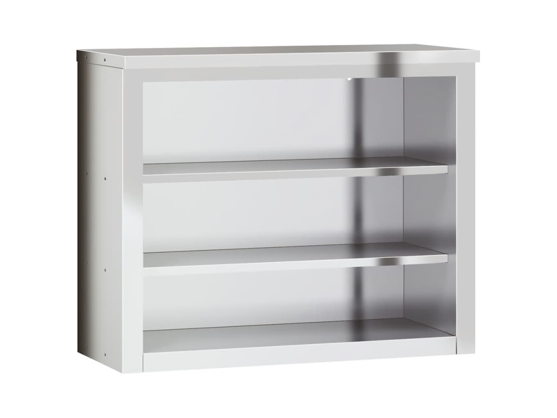 Kitchen Wall Cabinet, Kitchen Wall Cabinets Vidaxl Prateado Aço (92 X 40 X 75 Cm)