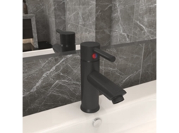 Vidaxl Torneira Para Lavatório De Casa De Banho 130x176 Mm Cinzento