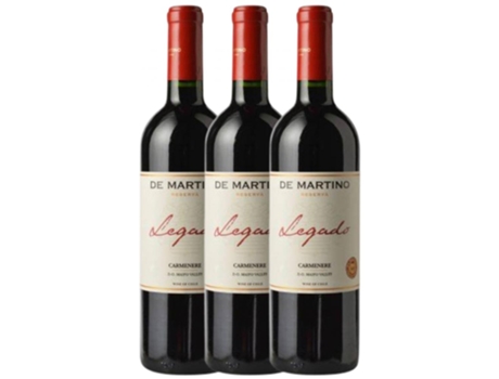 De Martino Legado Carmenère Valle del Maipo 75 cl (Caixa de 3 unidades)