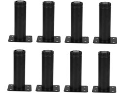 Conjunto De 8 Pés Metálicos Ajustáveis Para Móveis, Sofás E Camas, Resistentes E De Alta Resistência Para Substituição