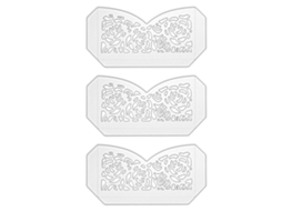 3 Peças De Matrizes De Metal Para Corte E Estampagem Em Aço Carbono Para Scrapbooking E Manuais
