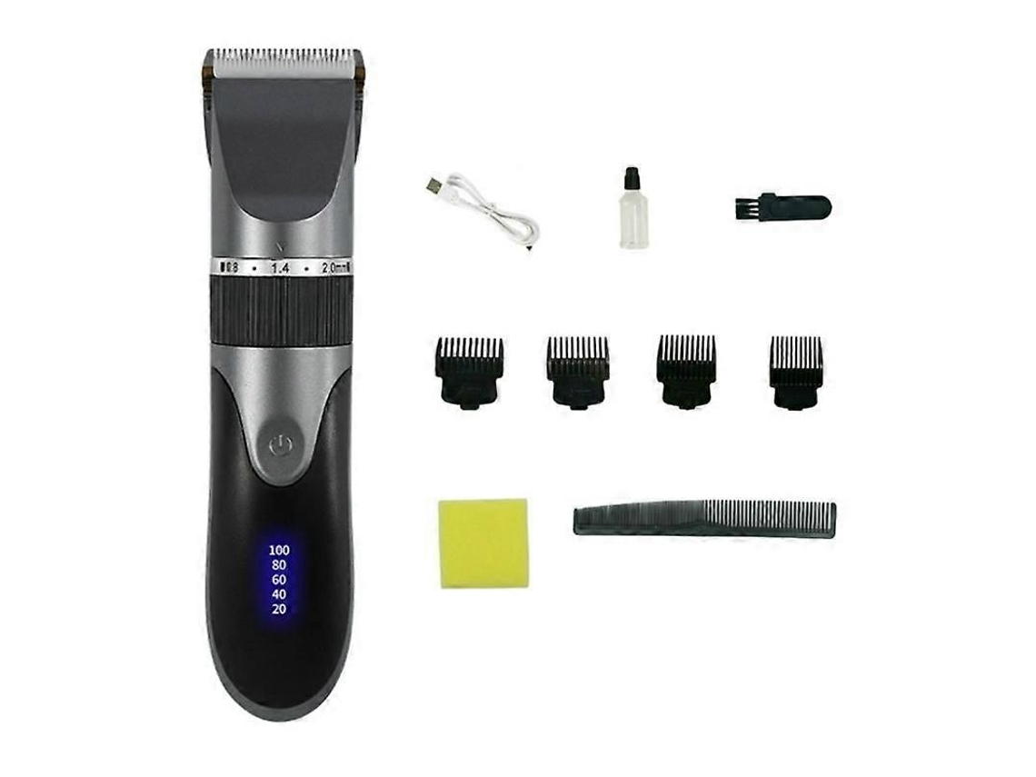 Máquina De Cortar Cabelo Elétrica Para Barbeiros, Aparador De Cabelo Para Homens, Adultos E Crianças, Sem Fio E Recarregável, Profissional