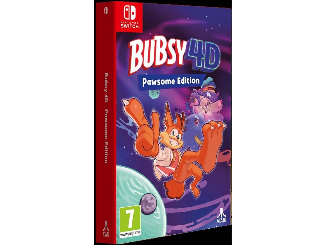 Jogo Nintendo Switch Bubsy 4D Pawsome Edition