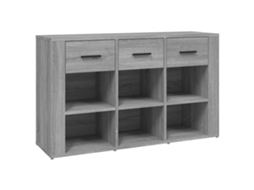 Sideboard, Sideboards Vidaxl Cinzeto Madeira Processada (n/a)