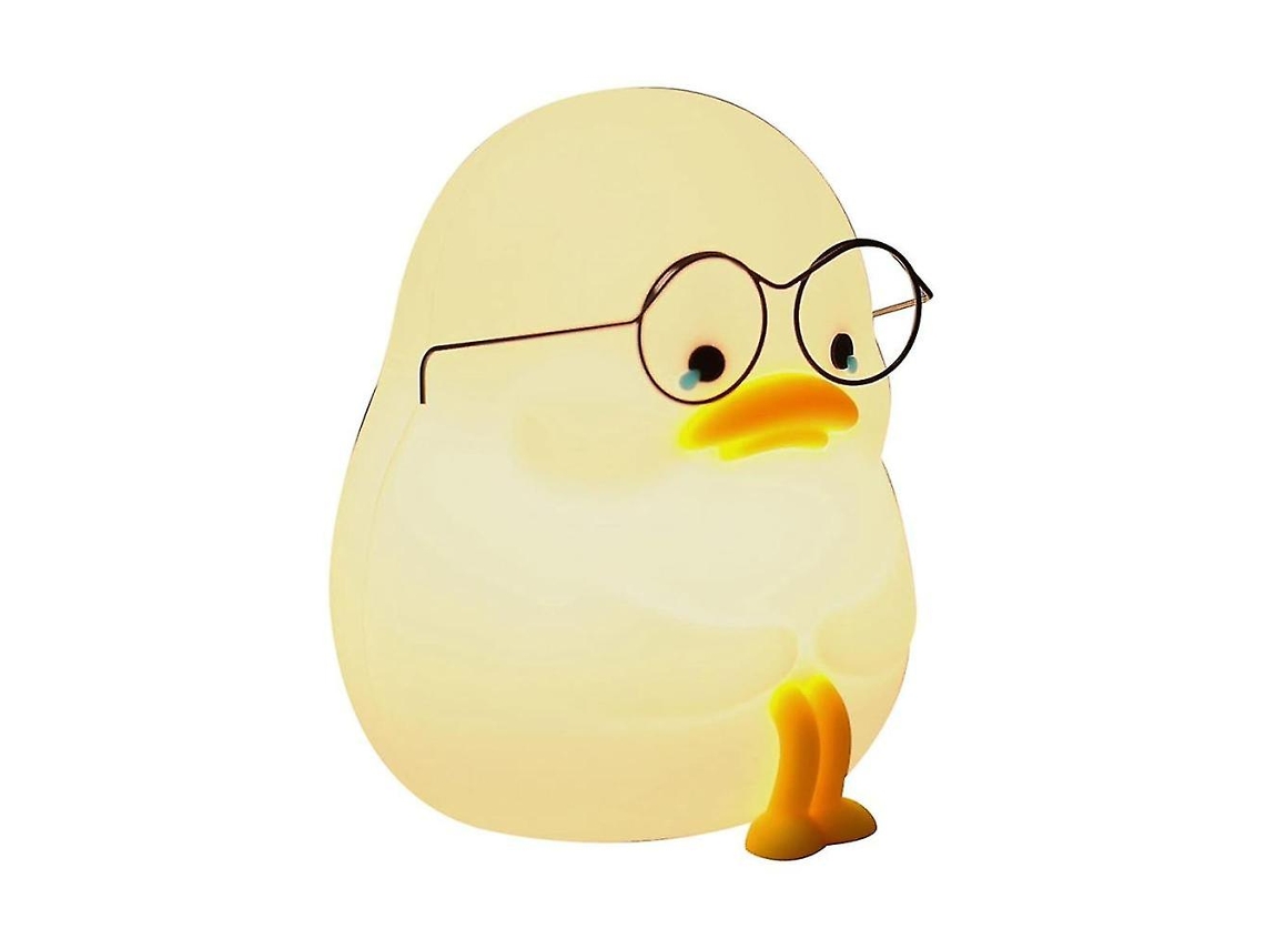 Luminria Noturna Infantil Pato De Silicone Premium, Luz Noturna Fofa E Com Intensidade Ajustvel Para Um Ambiente Relaxante Na Aquaforge