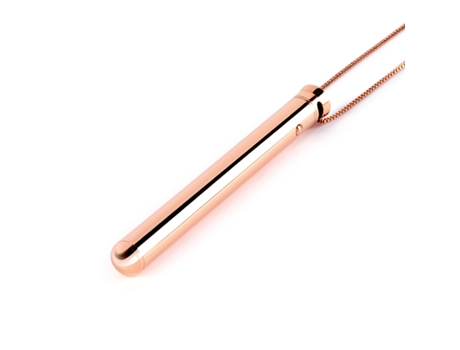 Bala Vibradora Le Wand Necklace Colar Ouro Rosa