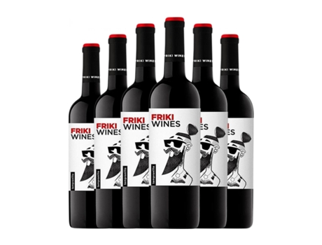 Vinho THE FREAKY WINES Negre Tempranillo (0.75 L - 6 Unidades)