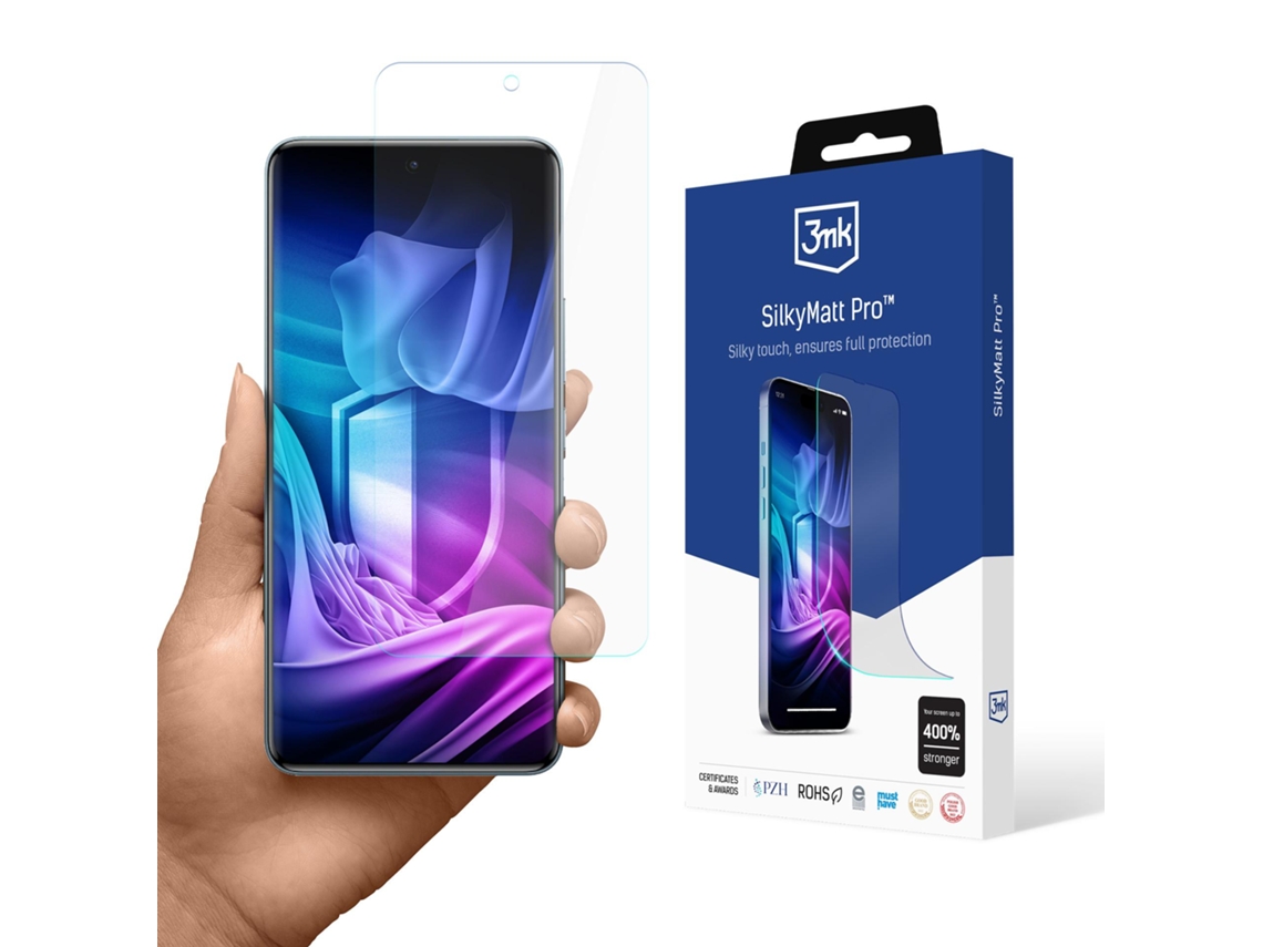 Película Protetora 3mk Silky Matt Pro Para Xiaomi Redmi Note 15 Pro 4g Com Efeito Fosco.