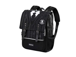 Wednesday Uniform Mochila Oxford Preta KARACTERMANIA