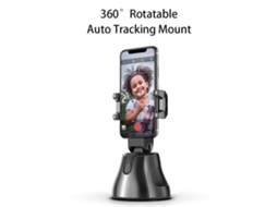 2026 soporte de Rastreamento Automático 360° para Telefone, Pulseira Selfie com Rastreamento Facial Inteligente