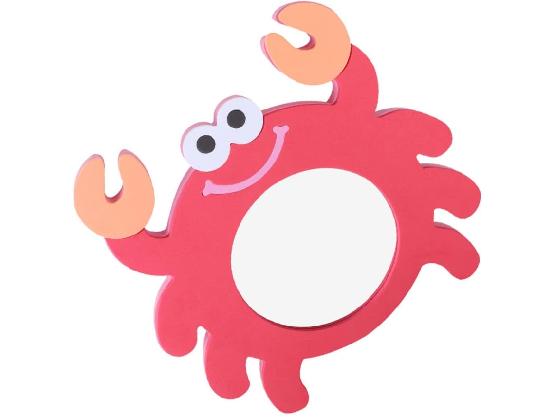 Brinquedo de Banho Leve em Eva Vermelho para Bebês, com Design Suave de Animais de Desenho Animado, CHABERLU