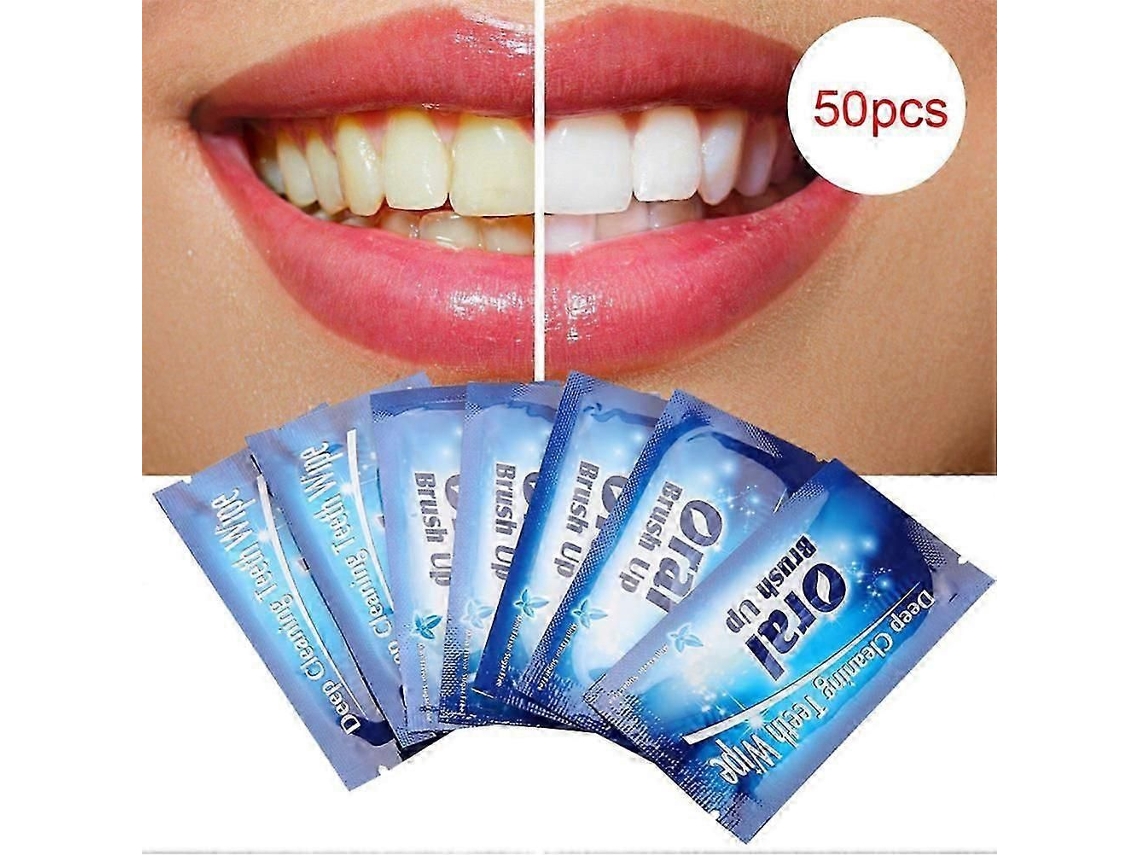 Adequado para 50pcs Toalhetes de Limpeza Oral Escova de Dedo para Cuidados Dentários Profundos jc TAISHENGDA