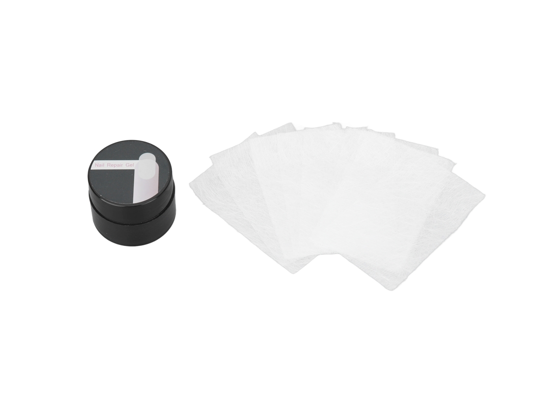 Kit De Fibra De Vidro Para Alongamento De Unhas 20ml 10pcs Reparo Anti-risco Para Casa E Salão