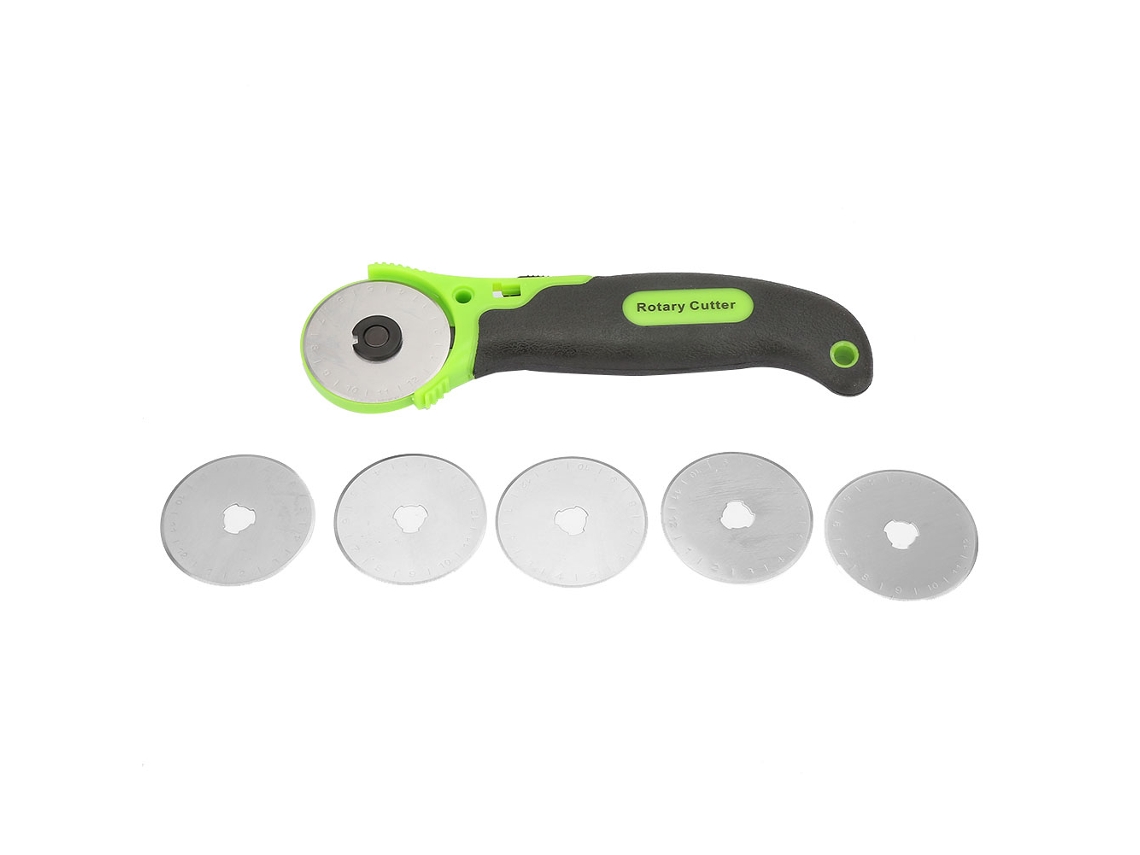 Cortador Rotativo 45mm para Tecidos, Couro, Papel S/MARCA