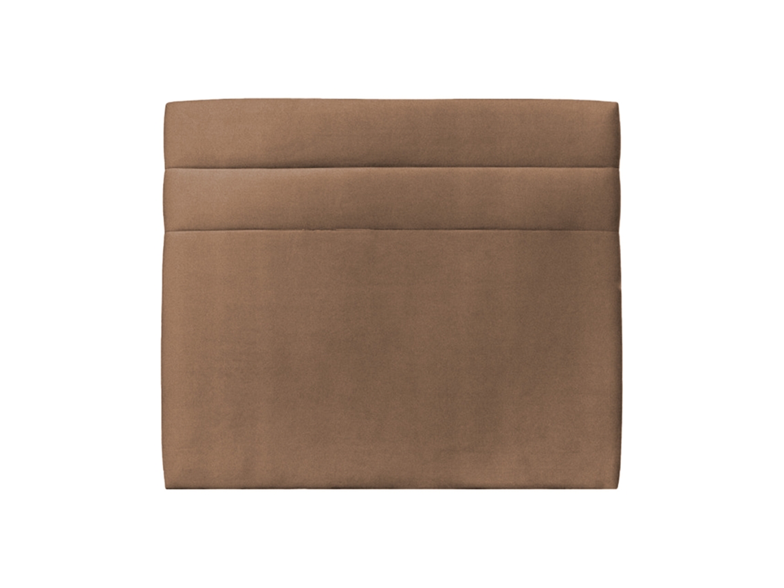 Cabeceira De Cama 2 Linhas Milano  Tabac  120 X 140 Cm Altura 120 Cm Indream