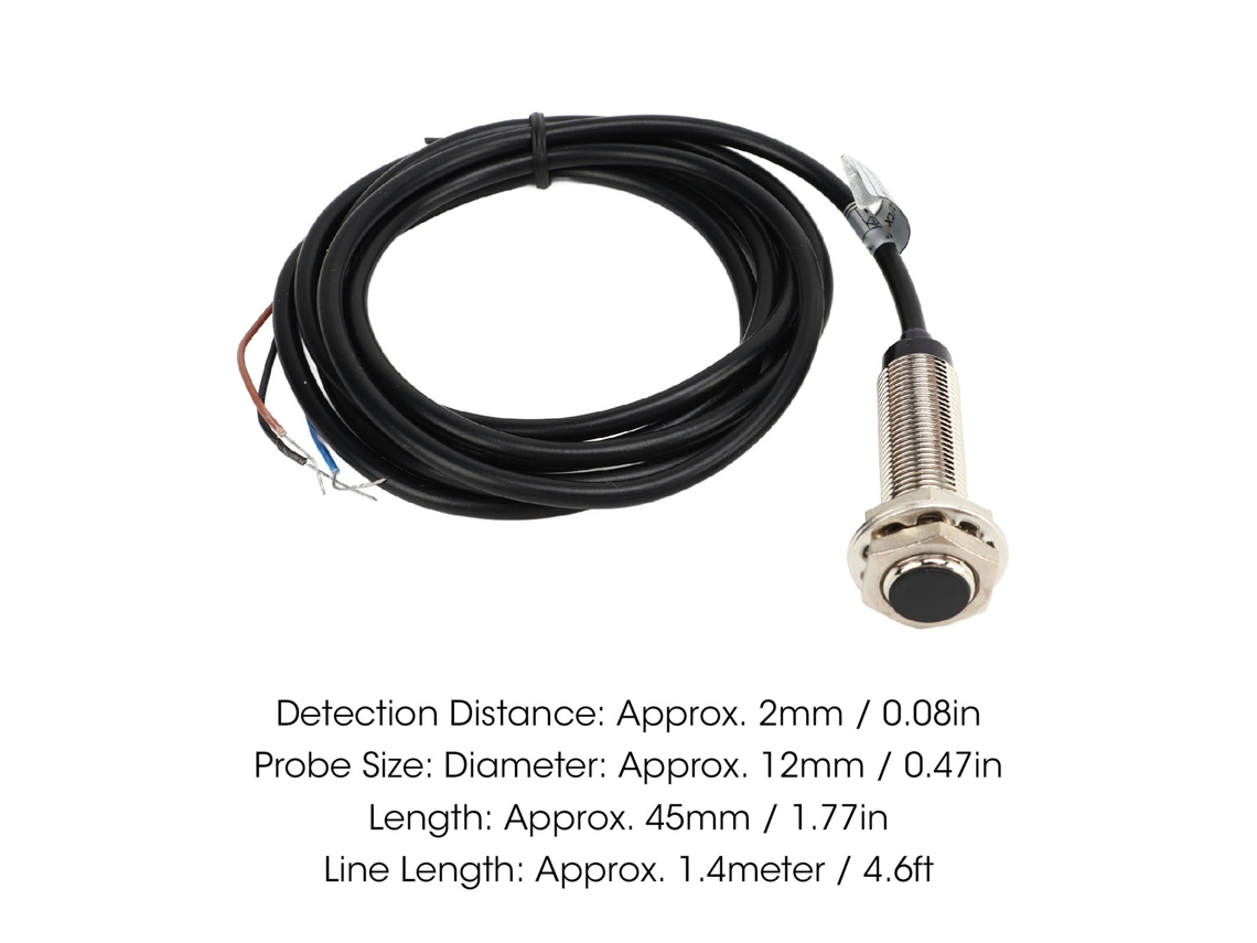 Sensor De Proximidade Indutivo Laxiscreed Npn No/nc, 4 Fios, Para Dc 6-36v
