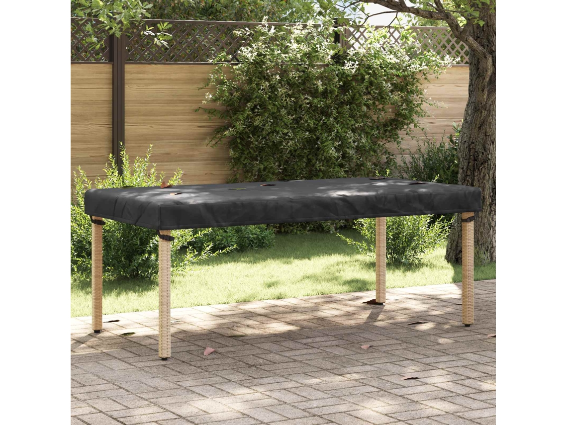 Vidaxl Capa De Mesa 202 X 102 X 15 Cm Tecido Retangular À Prova D'água
