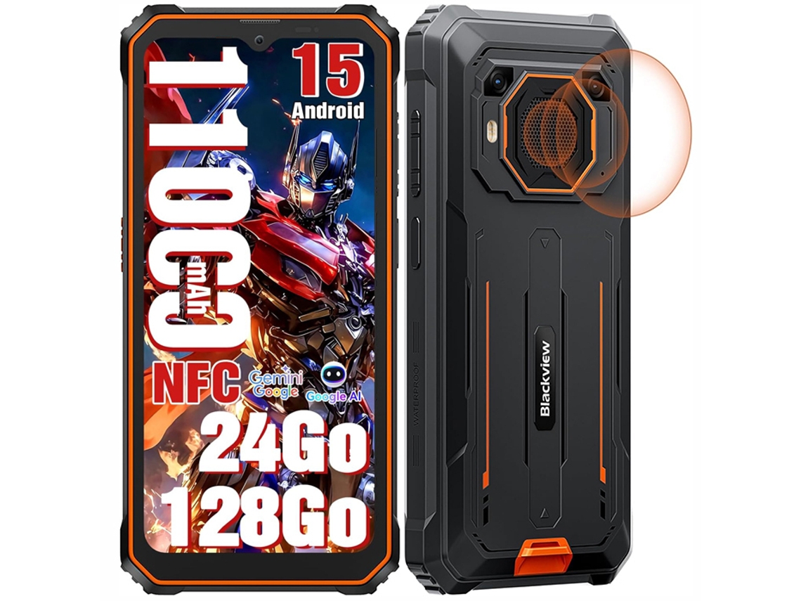 Smartphone BLACKVIEW BV6200 Plus (6.56'' - 24 GB - 128 GB - Laranja)