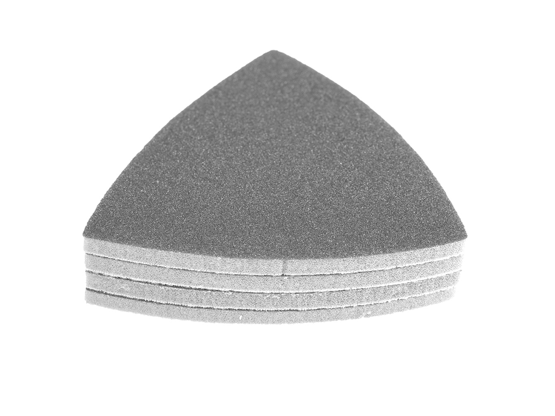 4 Folhas De Papel De Lixa Triangular Disc Lija Pads Ferramentas De Polimento (300-400)