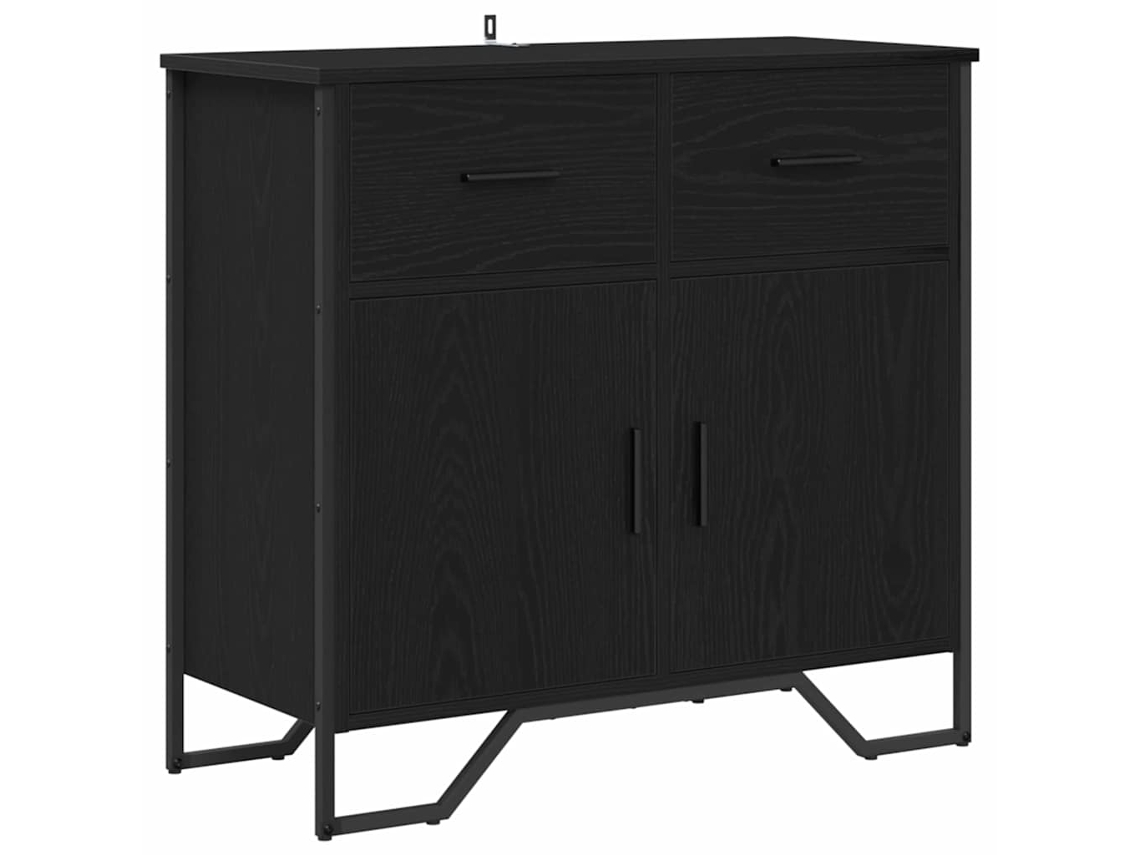 Buffet com Gaveta de Carvalho Preto MAISON EXCLUSIVE 79.5x35.5x74.5 cm