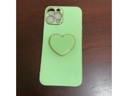 Capa LAXISCREED Iphone Electroplated Heart Stand Wakaba
