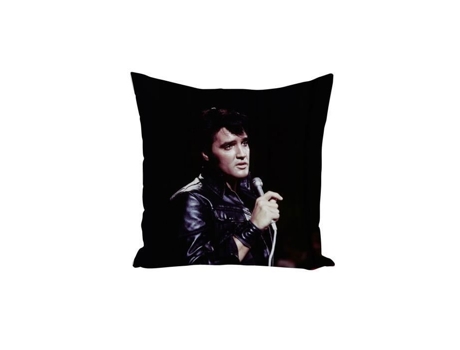 Capa de Almofada com Foto Celebridade Estrela Elvis Presley Cantor Música Antiga Original 8 40X40Cm FABULOUS