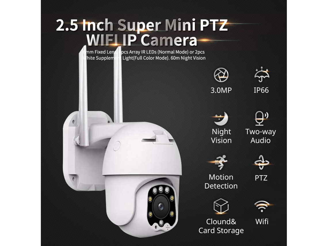 2026 cámara Ptz Exterior Inalámbrica de Seguridad para Hogar 1080p Impermeable