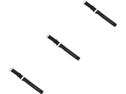 Conjunto De 3 Pulseiras Esportivas De Silicone Modernas E Elegantes Para S2 R720 R730, Grossas E Pretas.