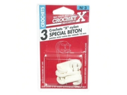 Gancho De Concreto De Nylon N°2 Conjunto De 4 Crochet X