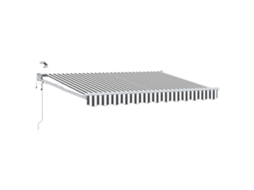 Conjunto 1 Toldo Elétrico Vidaxl Antracite Poliéster (3,5 X 2,5 M)