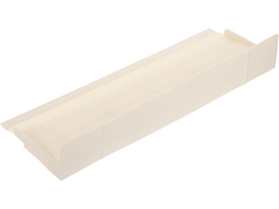 Protetor de silicone para pia com base de sucção forte e fácil instalação, tamanho 45x16cm, adequado para lavar e preparar a pia.